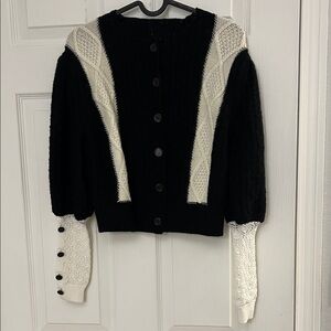 Black and White Women's Sweater